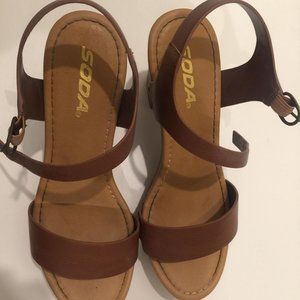 Soda high heels brown